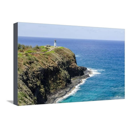 - Historic Kilauea Lighthouse on Kilauea Point National Wildlife Refuge Stretched Canvas Print Wall Art By Michael DeFreitas