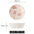 thumbnail image 3 of Qeeadeea Small Round Baking Dish Set Of 2, Colorful Ceramic Pie Pan, Round Ceramic Pie Plate-white-bird, 3 of 7