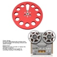 thumbnail image 3 of 7 Inch Empty Tape Reel, Aluminum Alloy Metal Tape Reel, Suitable for 1/4 Inch Tape, Universal Open Reel Sound Tape Empty Reel for  Studer Recording, with Multiple Wind, 3 of 7
