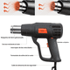 thumbnail image 5 of Pistola De Calor Bloosom  De 2000w Temperatura Regulable 4 Boquillas Negro, 5 of 5