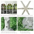 thumbnail image 4 of Outsunny 13 ft Outdoor Gazebo Canopy Party Tent with 6 Removable Side Walls, 4 of 10