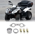 thumbnail image 2 of Exhaust Pipe Manifold Gasket and Spring Rebuild Kit for Polaris RZR S 800 4 800 5811511 3610047, 2 of 7