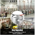 thumbnail image 6 of All Stainless Steel Keg Coupler Low Profile, Sankey D System Coupler Space Saving Keg Tap Dispenser kegerator Parts with Pressure Relief Valve,1/4''Beer Barb Out & 3/8''Gas Barb In & Hose Clamp, 6 of 6