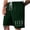 Green, variant on Eagokdc Mens Workout Shorts Cotton Casual Summer Elastic Waist Loose Athletic Big And Tall Short Size M-5XL