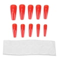 thumbnail image 1 of Uñas postizas, 10 piezas de uñas postizas de cubierta completa de color puro, uñas postizas elegantes, funcionalidad de alta precisión, 1 of 8
