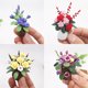 thumbnail image 1 of Ganfancp Navidad Día de San Valentín 2D Plana Acrílico Espejo Retrovisor Del Coche Decoración Lindo Muñeco de Nieve Mochila Colgante Artículos En Liquidación 1X Mini Simulación de Vegetación, 1 of 7