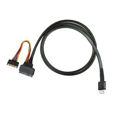 PCIe Gen 4 OCulink (SFF-8611) to U.2 (SFF-8639) Cable 100cm