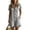 Gray, variant on Tqcoqu Jumpsuits for Women,Short Sleeve Collared Button Front Rompers,Ruffle Hem Short Overalls with Pockets,Army Green Women's S-XXL