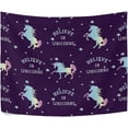 thumbnail image 2 of Coolnut Unicorn Tapestry Washable Polyester Art Wall Hanging Blanket for Living Room Bedroom Dorm Party, 90 x 60 Inch Home Decor Gifts, 2 of 7