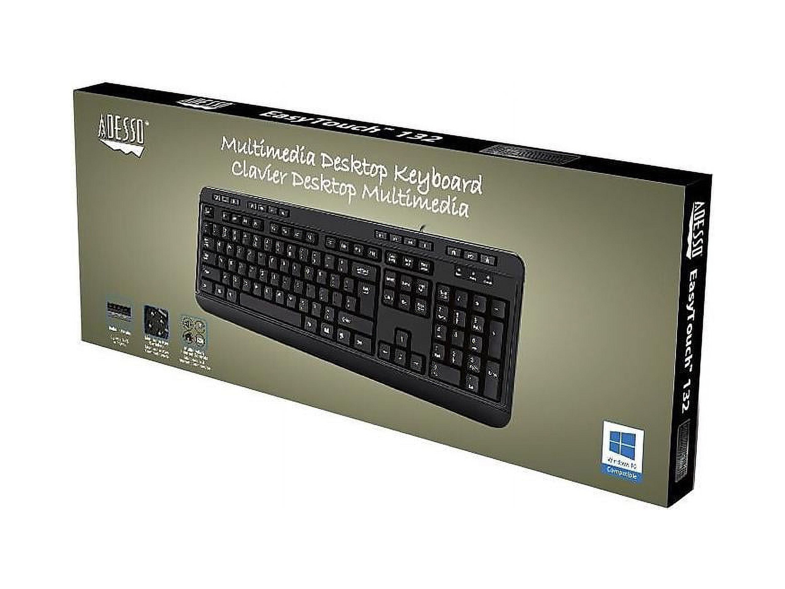 132 Multimedia Kyb 3 USB Ports送料無料 Adesso 132 Multimedia Kyb 3 USB Ports