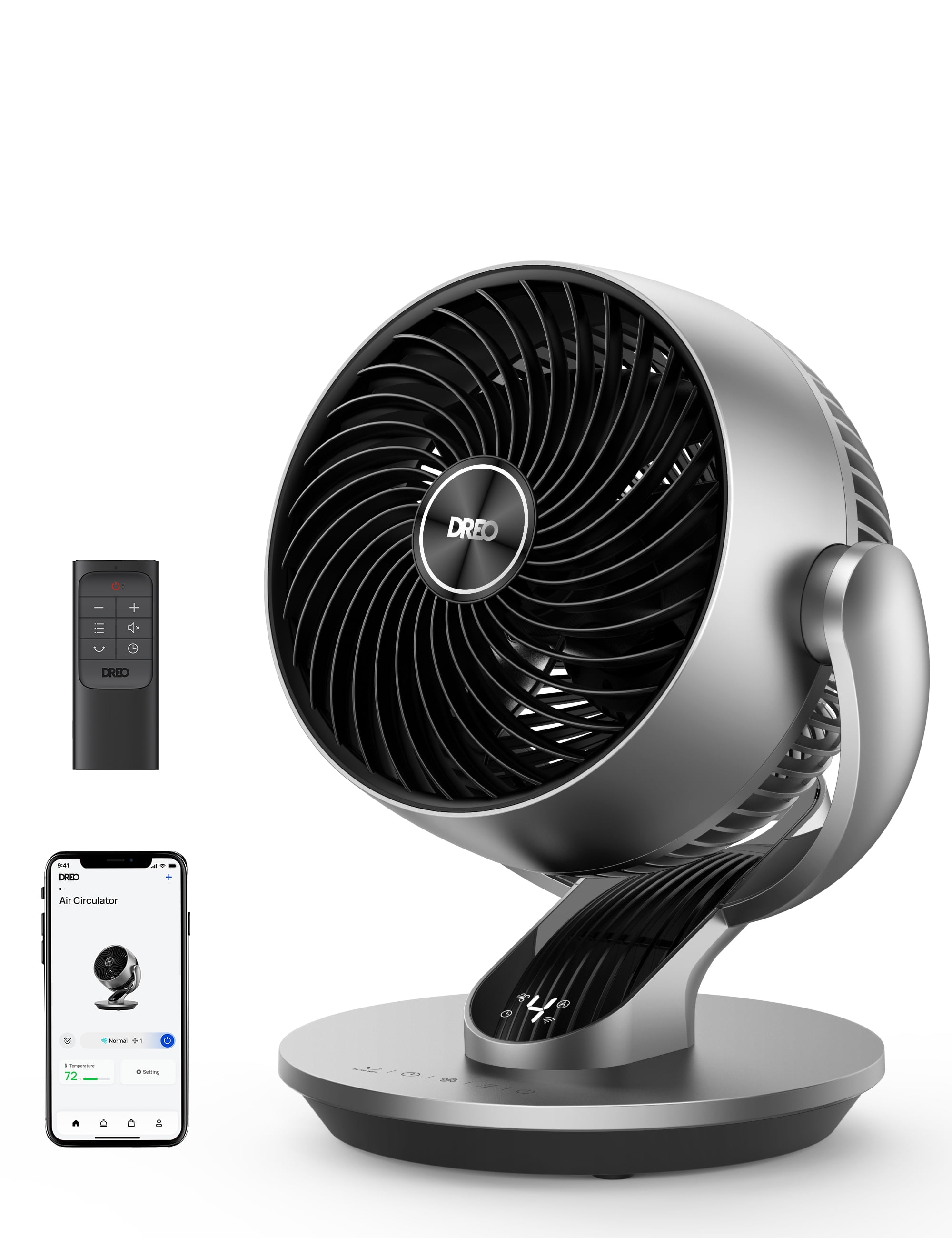 Dreo Smart Desk Fan for Bedroom, Powerful 70 ft Whole Room Air