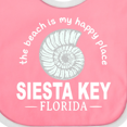 thumbnail image 4 of Inktastic Siesta Key Florida Beach Vacation Boys or Girls Baby Bib, 4 of 4