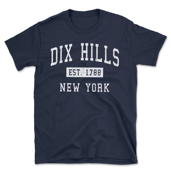 Dix Hills New York Classic Established Men's Cotton T-Shirt