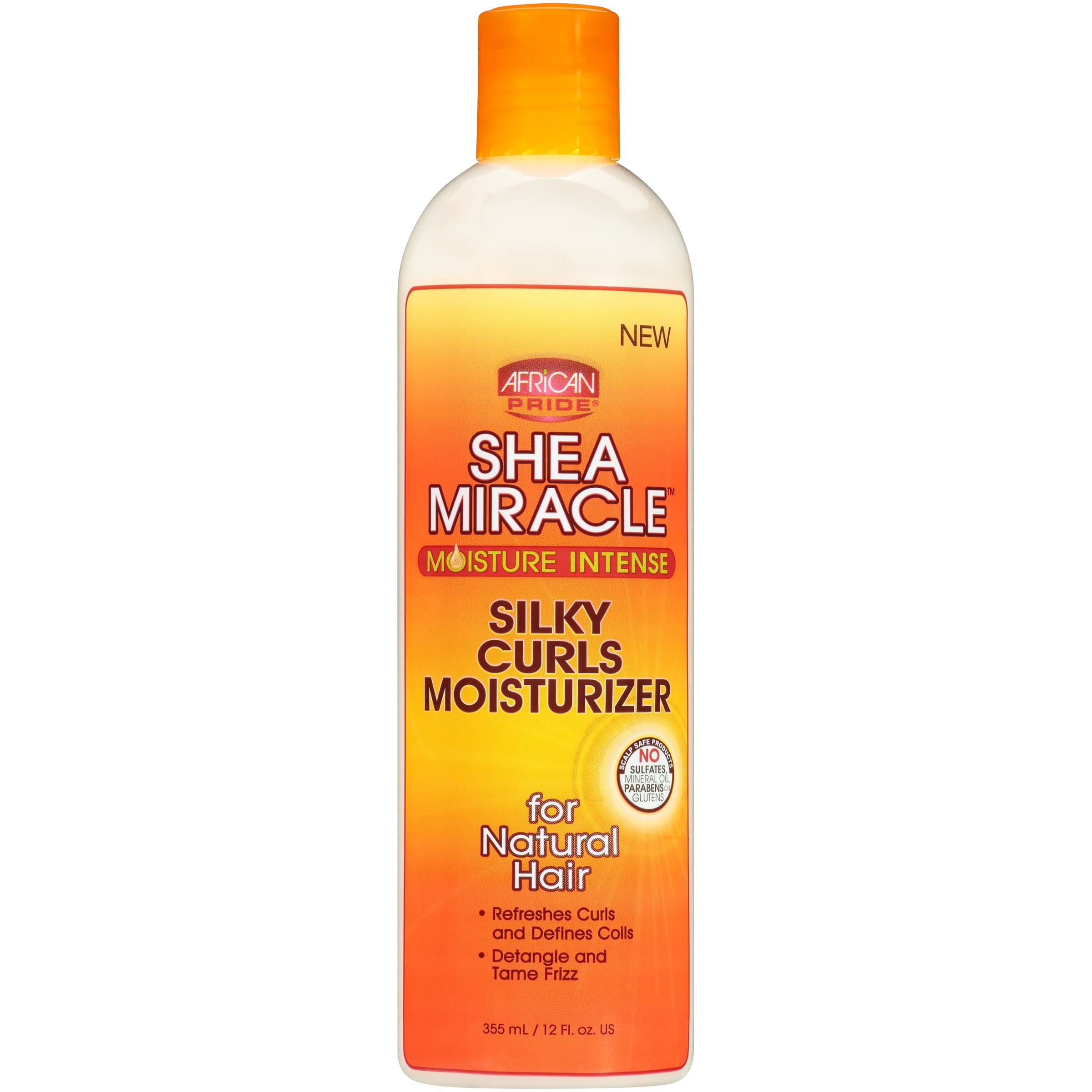 African Pride Shea Miracle Moisture Intense Silky Curls Moisturizer 12 fl.  oz. Bottle - Walmart.com