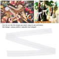 thumbnail image 3 of Encaje ajuste DIY algodón neto 4cm ancho 10 yardas elegante tela blanca encaje cinta para cortina ropa mantel artesanía, 3 of 8