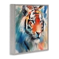 thumbnail image 4 of Stupell Industries Bold Modern tiger Animals & Insects Painting Gray Framed Art Print Wall Art, 17 x 17, 4 of 10