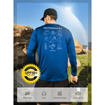 thumbnail image 4 of NORTHYARD Men's and Big Men's Rash Guard with Long Sleeves UPF 50+ Sun Protection Shirts Fishing Outdoor Hiking Swimming Beach Shirt Quick Dry Lightweight Royalblue 3XL, 4 of 8