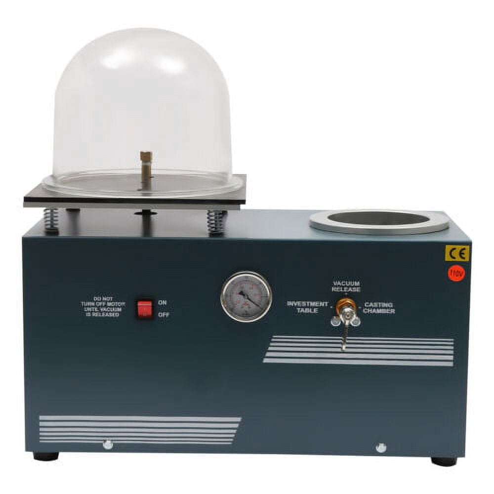 Jewelry Lost Wax Cast Combination 2L Vacuum Investing Casting Investment Machine