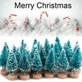 thumbnail image 7 of Bueautybox Mini Assorted Pine Trees Brush Trees Mini Garden Miniature Ornaments for Christmas Village Decoration Ornaments Winter Decor, 7 of 7