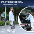 thumbnail image 3 of iScooter Trottinette Électrique pour Adultes et Ados, Pneus de 8,5 Pouces Trottinette Électrique Pliable avec 18 Mph, Moteur de 350 W, Autonomie de 21 Miles, Écran LED et Régulateur de Vitesse, 3 of 7
