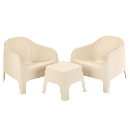 Set of 2 Skarpo Outdoor Armchair + Sunset Table