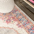 thumbnail image 5 of JONATHAN Y MODERN PERSIAN 2 x 8 Runner Rug, Kilia Medallion - Fuchsia/Mustard/Indigo, MDP300A-28, 5 of 9