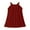 Brick Red, variant on Girls Bathing Suit Cover Up Dresses for Girls Girl's Beach Swim Cover Up Summer Sleeveless Tank Dresses