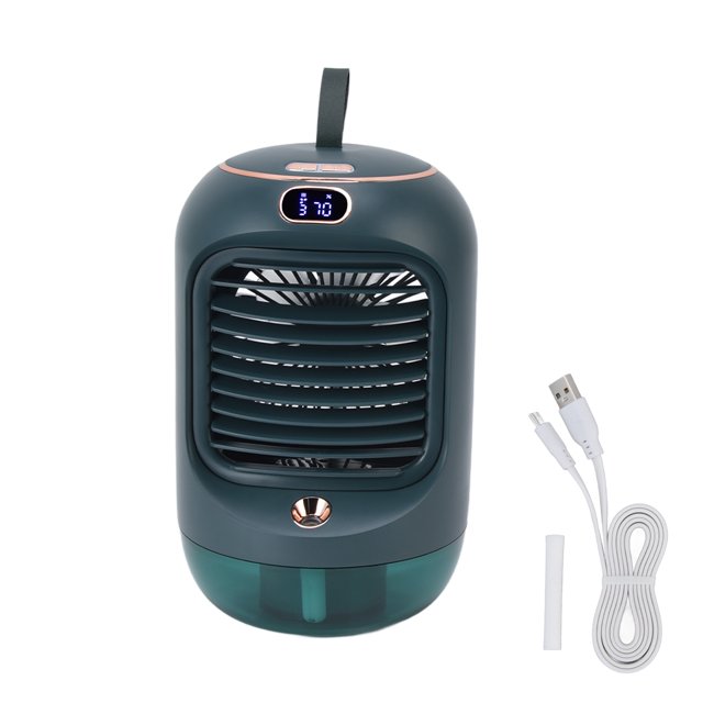 Oubit Mini Climatiseur, Mini Climatiseur Humidificateur USB Petit Ventilateur Refroidisseur de Bureau Performance Exceptionnelle