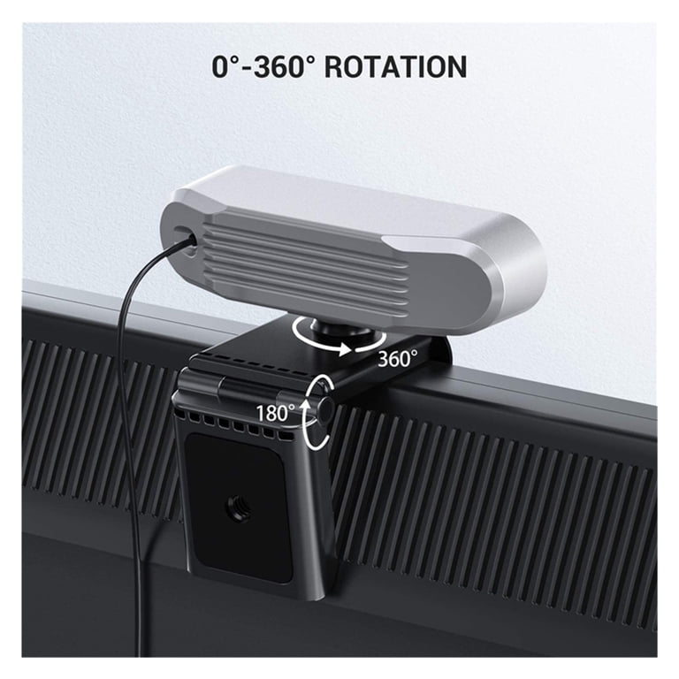Webcams Webcam for Pc 1080P Hd 30fps Web Camera Auto Licht Correctie Web Cam 360 Rotatie Computer Webcams for Streaming Helderdere beelden