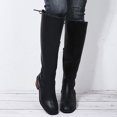 thumbnail image 4 of Bottes d'Hiver Décontractées pour Femmes au-Dessus du Genou avec Fermeture Éclair Latérale, 4 of 5