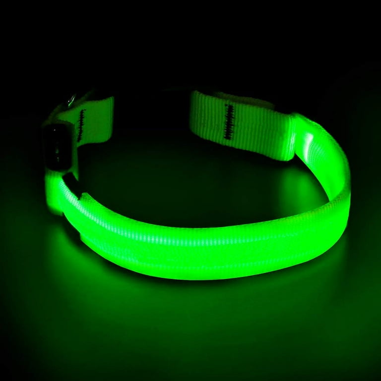 Waterproof glow in the fashion dark dog collar