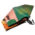 thumbnail image 6 of FORMRS Travel Umbrella Folding Auto Open Close Windproof Rain UV Protection, Pink Cityscape Painting, 6 of 8