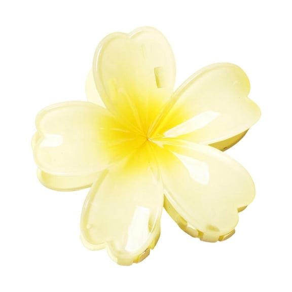 Giaone Gradual Color Floral Hair Clip For Women Beach Vacations Daily Wear