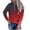 Red, variant on Patlollav Winter Fall Womens Hoodies Sweatshirt,Ladies Casual Patchwork Hooded Blouse Pullove