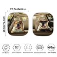thumbnail image 4 of KUIFORTI Cute Pug Sun Shade for Car Windshield Cute Sunshades, 2 Pack Portable Car Shades for Front Windows Funny Windshield Cover Keeps Your Vehicle Cool, 4 of 5