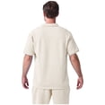 thumbnail image 4 of pstuiky camisetas para hombre, Camisa informal de verano para hombre, de color liso, de manga corta, con solapa y cremallera camisas casuales para hombre xxxl, 4 of 4