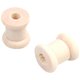 thumbnail image 2 of 100 piezas de carretes de madera de cilindro natural 14 mm x 12,6 mm nuevo Afortunado Sencillez, 2 of 5