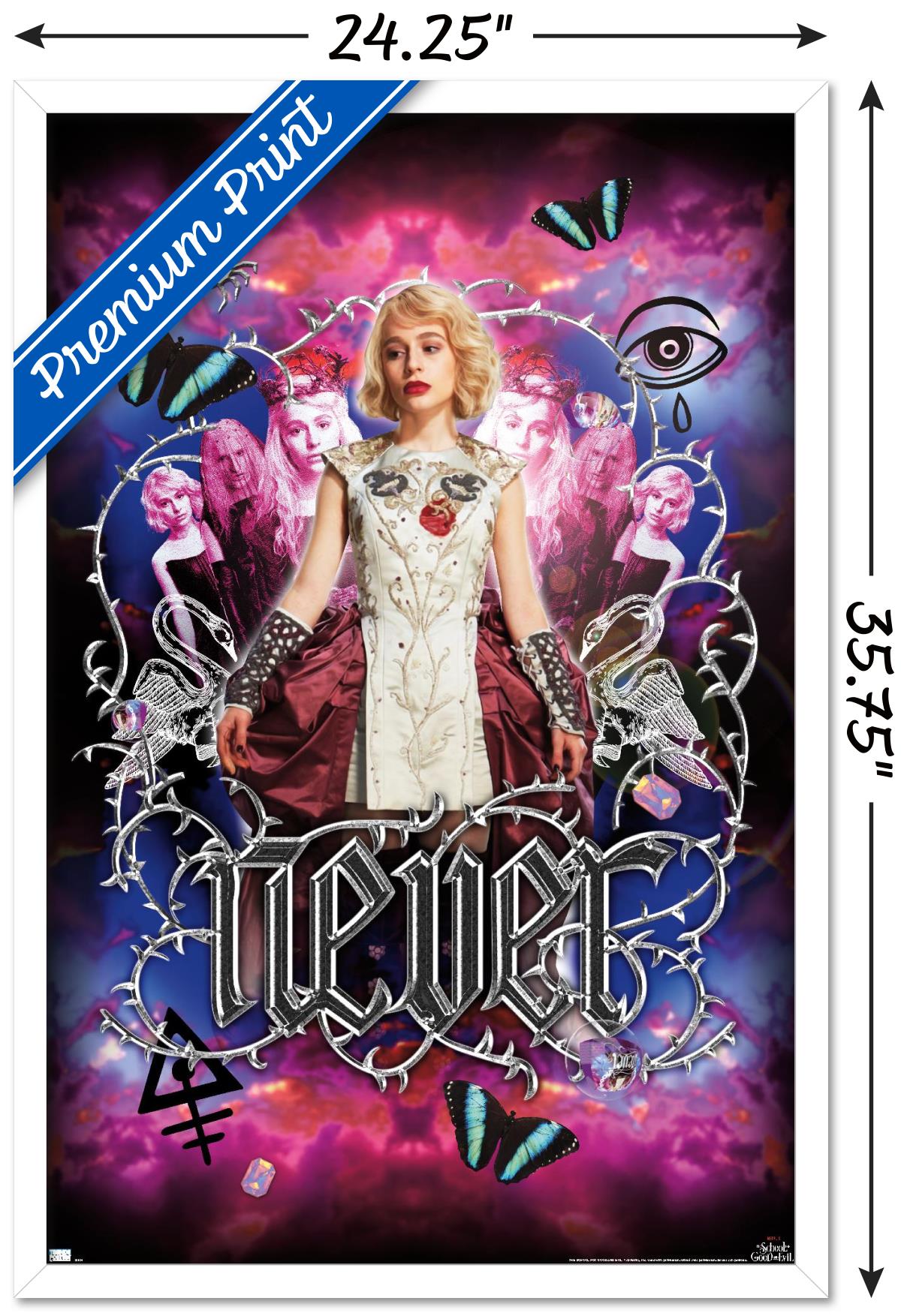 Netflix The School for Good and Evil - Sophie Group Wall Poster, 22.375" x 34" Framed