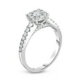 thumbnail image 4 of Diamaison 5/8 Cttw Natural White Diamond Proimse Ring for Adult in 10Kw Gold, 4 of 6