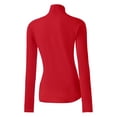 thumbnail image 4 of Women's Turtleneck Long Sleeve Shirts Slim Fitted Lightweight Base Layer Casual Tops, 4 of 5