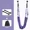 Purple, variant on Aerial Yoga Strap Pull Rope Woman Hammock Stretch Leg Splits Trainer Female Gym Belt Aerial Hammock Swing Stretching Inversion