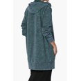 thumbnail image 4 of TheMogan Women's S~3X Acid Wash Drawstring Loose Fit Pullover Hoodie Sweatshirts, 4 of 7