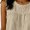 Yellow, variant on HongQid Women's Linen Tank Top Round Neck Sleeveless Casual Blouse Lightweight Summer Gauze Crewneck Shirt