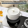 thumbnail image 4 of PENGXIANG Heat Diffuser Plate Aluminum Alloy Food Defrosting Tray Kitchen Flame Guard Simmer Plate Double-Sided Non-Slip Induction Diffuser Plate Stove Top Hob Ring Plate for Gas Stove, 4 of 10