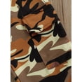 thumbnail image 6 of JBEELATE Infant Kids Baby Girl 2Pcs Clothes Set Sleeveless Letter Printed High Neck Halter Tops with Camouflage Long Pants, 6 of 6