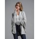 thumbnail image 5 of para Mujer: Suéter Holgado de Punto con de Murciélago y Gran Tamaño. Gris Talla Única, 5 of 8