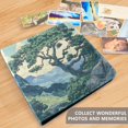 thumbnail image 4 of FORMRS 3 Ring Photo Album 4"x6" Self Adhesive Large Capacity PU Leather Cover, Retro Tree, 4 of 8