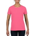 thumbnail image 1 of Heavy Cotton Womenâ€™s T-Shirt, XL, Safety Pink, 1 of 1