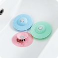 thumbnail image 2 of Sink drain cover, flexible silicone strainer (3 piece set), 2 of 5