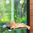 thumbnail image 2 of Cat Window Hammock Foldable Cat Window Perch Stable With 4 Strong Suction Cups Space Saving Window Window Perch For Cats 2 of 12